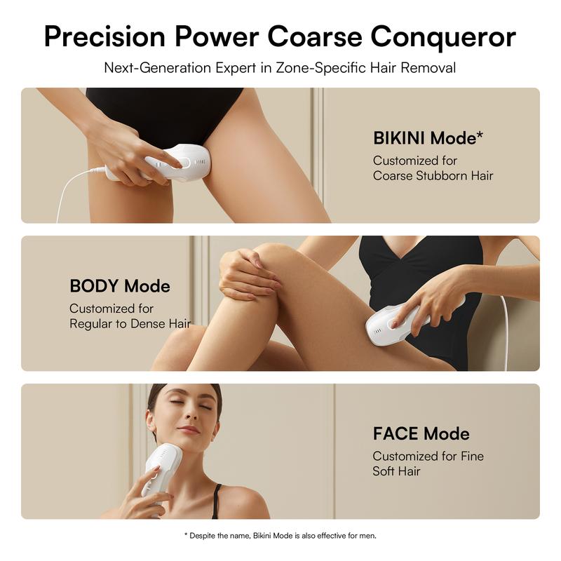 [Christmas Gift Exclusive] INIA HAUTE Pro ComfortTouch Ice-Cooling Precision IPL Hair Removal Device, 2-Year Warranty, FDA Cleared, Perfect Gift Season Pick, Christmas Gift