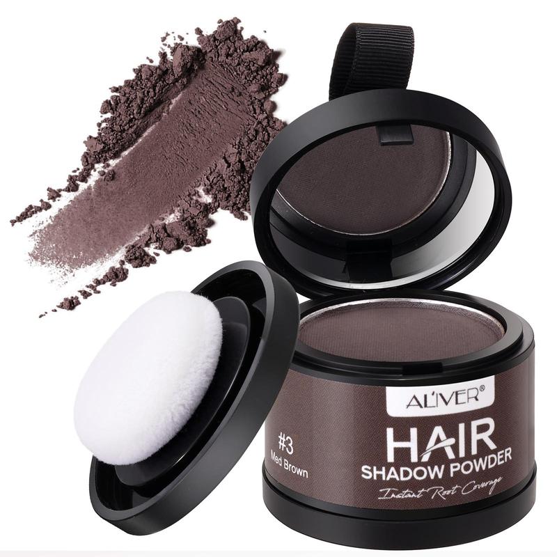 Hairline Powder with Mirror & Sponge Applicator, Waterproof & Sweat-proof Hair Styling Powder, Hair Styling Products, Christmas Gift