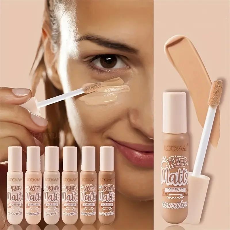 Long-lasting Concealer Stick, 6pcs set Full Coverage Concealer Cream, Moisturizing Acne Dark Circles Covering Concealer Cream