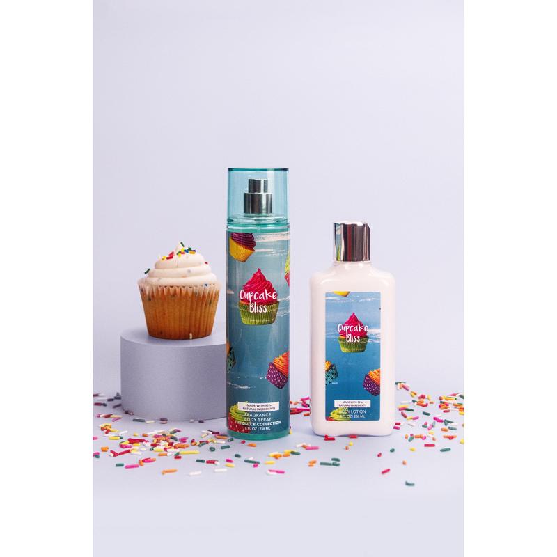 Cupcake Bliss Body Mist & Lotion Set | Double the Sweetness!