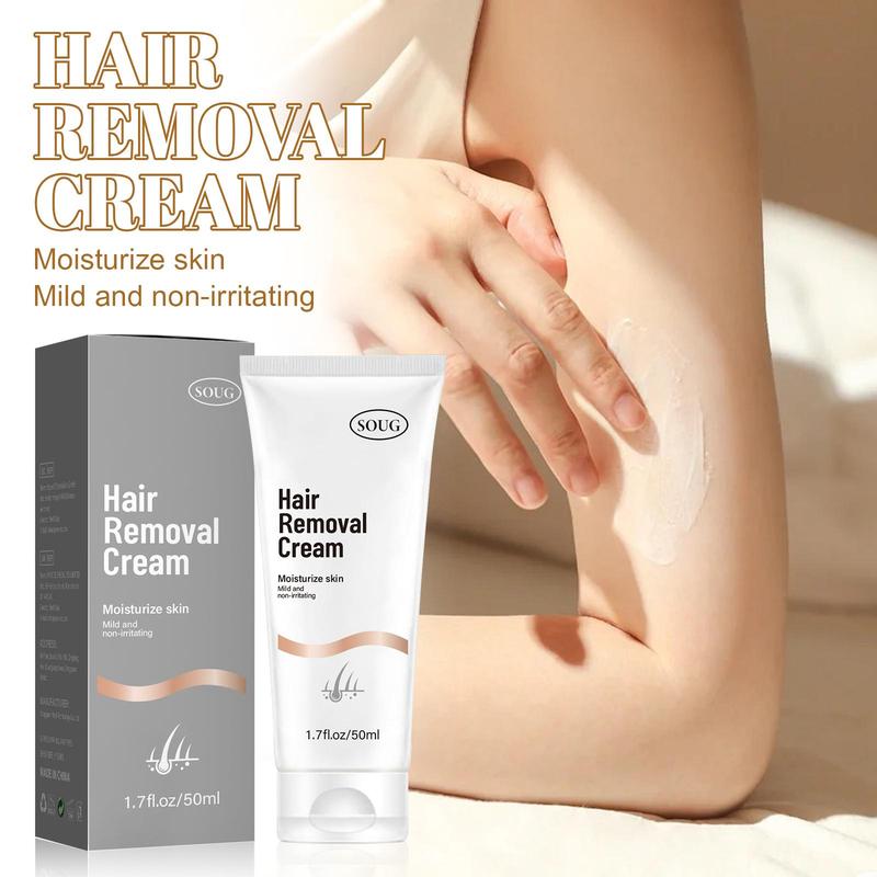 Gentle Hair Removal Cream, Moisturizing Body Hair Removal Cream, Multi-use Hair Removal Products for Women & Girls