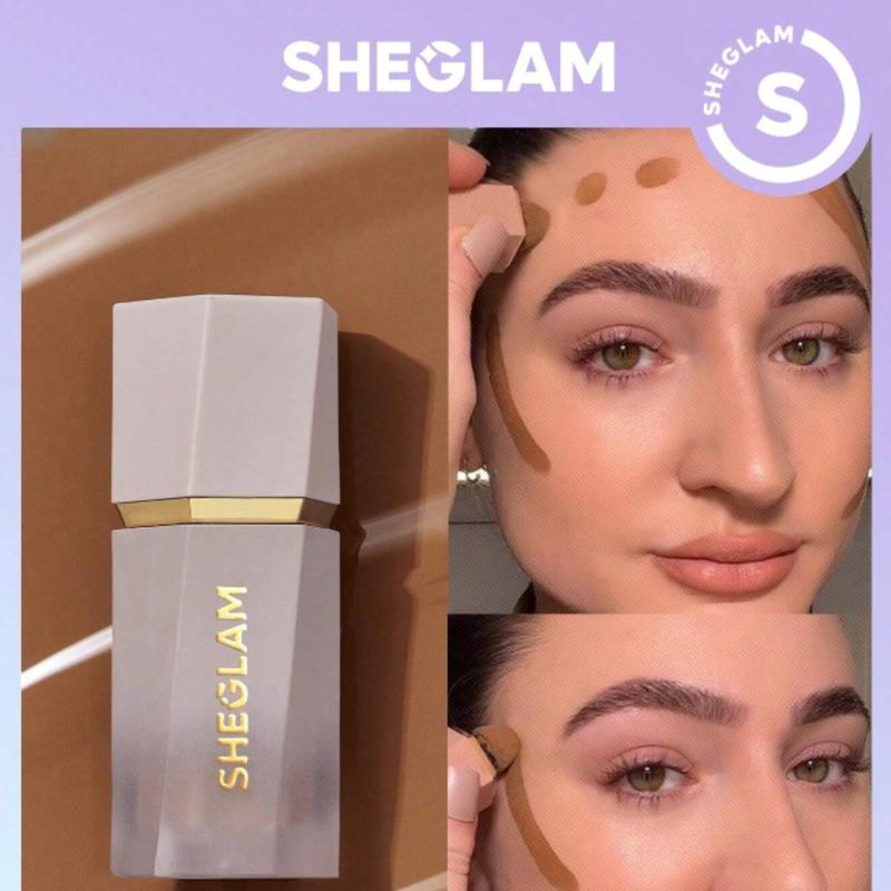 SHEGLAM Sun Sculpt Liquid Contour-Warm Honey Gel Cream Contour, Highly Pigmented Natural Contour, Long Lasting Bronzer - Makeup, Cosmetic