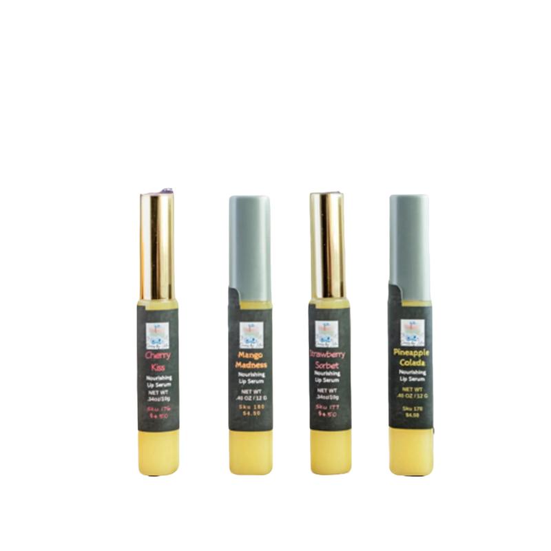 Lip Serum - Nourishing, Moisturizing, and Hydrating with Apricot, Argan Oil, Jojoba Oil, and Beeswax rhode lipbalm Skincare Cherry