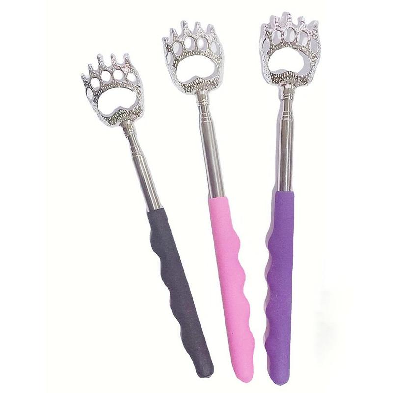 Retractable Back Scratcher, 3pcs set Telescopic Bear Claw Design Back Scratching Stick, Manual Massage Tool for Back & Body