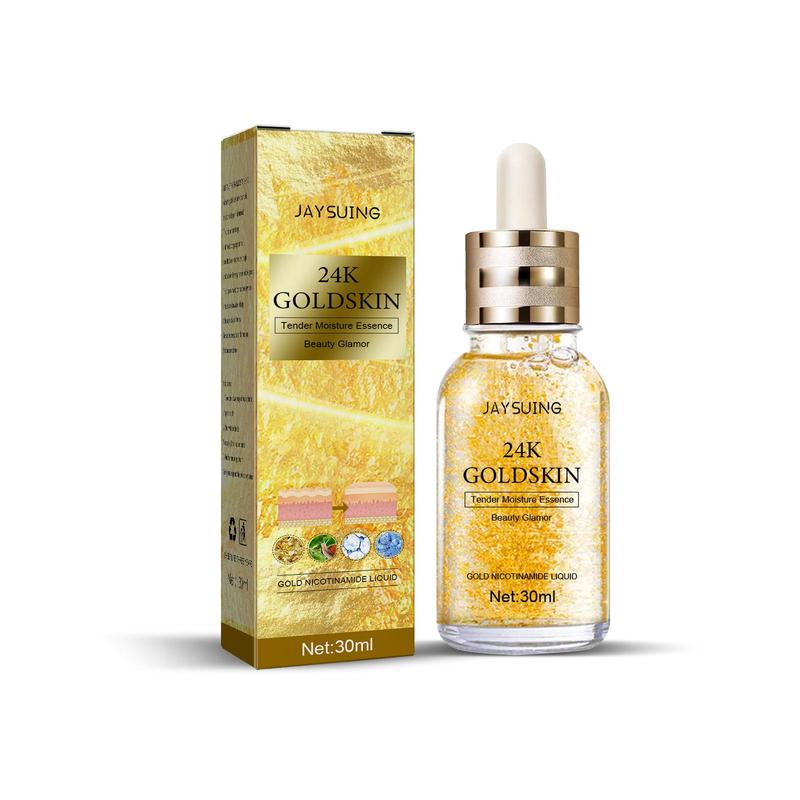 24k Gold Collagen Lifting Serum, Moisturizing Facial Essence, Hydrating Facial Serum, Face Essence for Women & Men