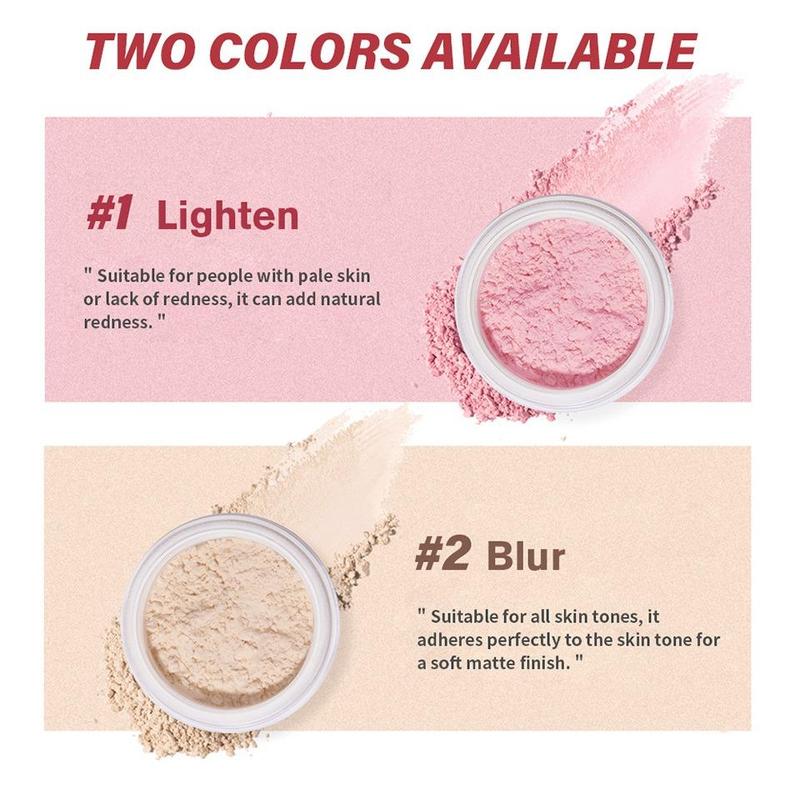 Nutural Setting Powder, 1 Box Oil Control Matte Powder, Long Lasting Makeup Setting Powder, Makeup Accessories for Women & Girls