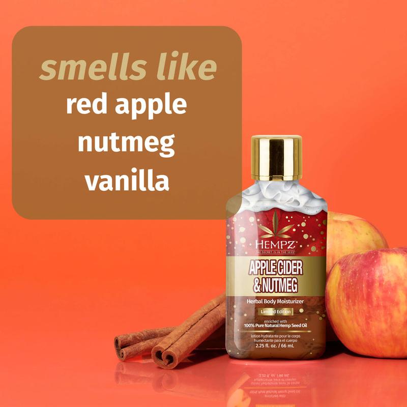 Travel-Size Apple Cider & Nutmeg Herbal Body Moisturizer