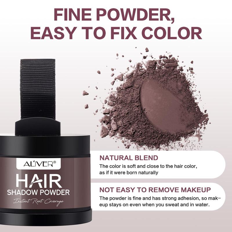 Hairline Powder with Mirror & Sponge Applicator, Waterproof & Sweat-proof Hair Styling Powder, Hair Styling Products, Christmas Gift