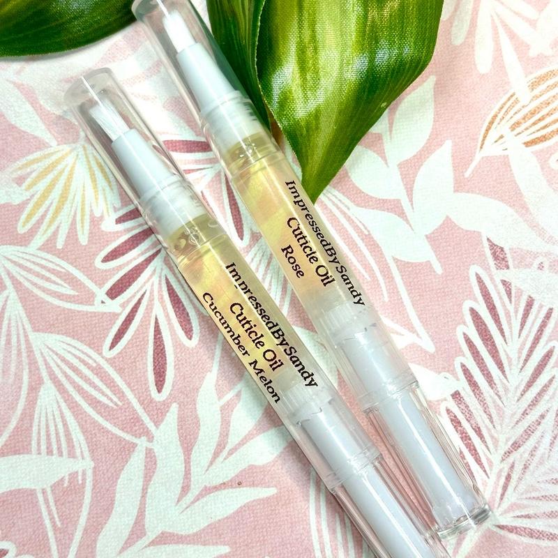 2 Pack Fruit Scent Cuticle Oil Pens 3ml