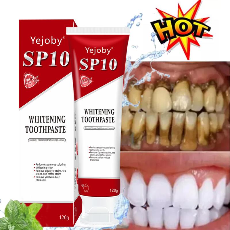 [Only $3!!!] SP-10 whitening Toothpaste, Super sp10 brightening Oral probiotic, sp 10 Bright White Toothpaste for Stain Removing, Fresh Breath & Teeth Health  Whitening Solution Effect is better than SP-7 and SP-8,SP-6 SP-4 sp-6 sp8 sp6 sp4 SP-10