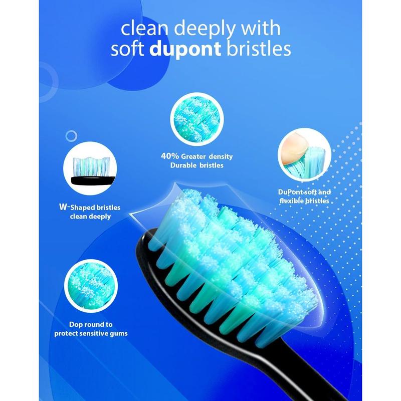 Sonic Electric Toothbrushes for Adults, 8 Brush Heads Electric Toothbrush with 37000 VPM Deep Clean 6 Modes 18 Gear, Rechargeable Toothbrushes Fast Charge 4 Hours Last 50 Days