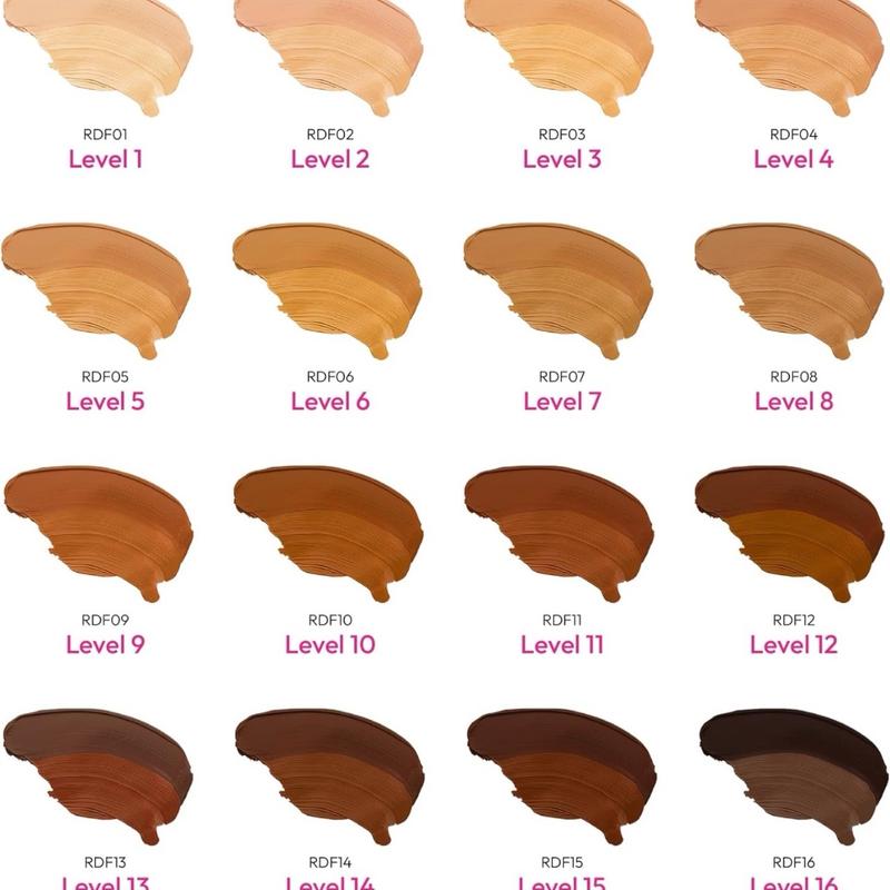 Ruby Kiss Cream Foundation 3D Face Creator Concealer Coverage