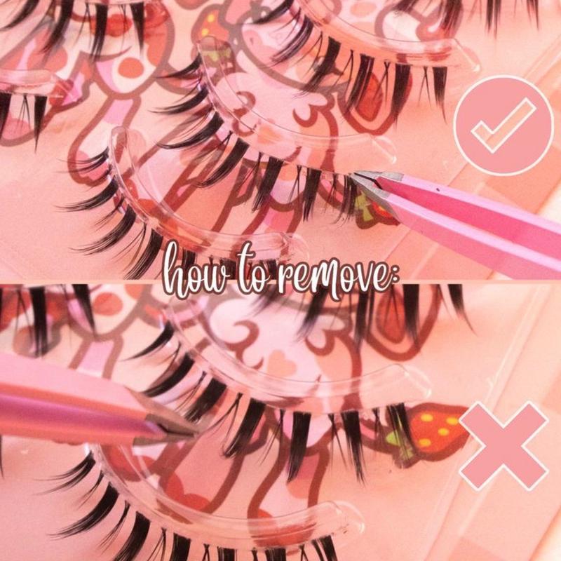 Sage Clear Band Manhua Manga Lashes Pack Eyelashes Makeup