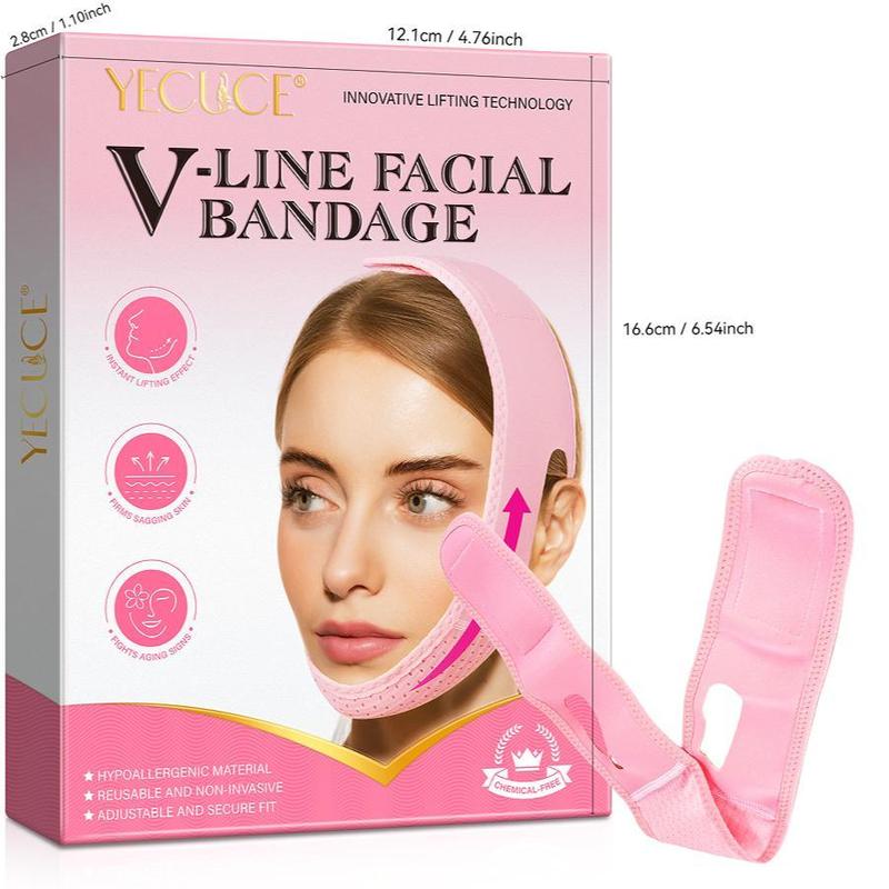 V Line Facial Bandage, Reusable Face Lifting Bandage, Non-invasive Facial Lifting Tool, Firming Skin Care Tool for Women