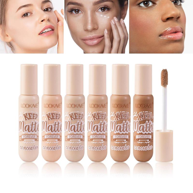 Long-lasting Concealer Stick, 6pcs set Full Coverage Concealer Cream, Moisturizing Acne Dark Circles Covering Concealer Cream