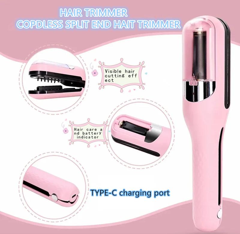 Rechargeable Cordless Split Hair Trimmer Hair Split Ends Trimmer Remover Damaged Hair Repair Hair Care Treatment Portable Home｜Cordless Split End Hair Trimmer,.Automatic ｜2 In 1 Hair Ends Trimmer Split Remover Comfort black friday deals