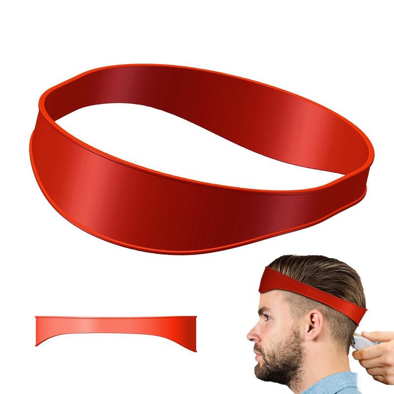 Hairline Trimmer Guide, Silicone Haircut Band Template, Silicone Heatless Styling Tool for Men,  Hair Products