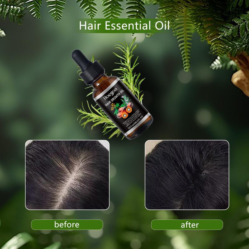 Hoegoa Rosemary & Batana Oil -Blended with Jojoba & Argan Oil-100% Organic Essential OilforHair Haircare Daily Repairing Restore Moisture Vitamins