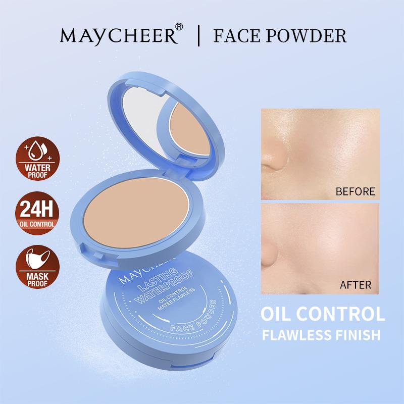 MAYCHEER Perfect Setting Powder, Blurs Fine Lines and Imperfections, Suitable for On-the-Go, Waterproof and Sweat-Proof Long-Lasting Setting Powder、Halloween and Christmas gifts