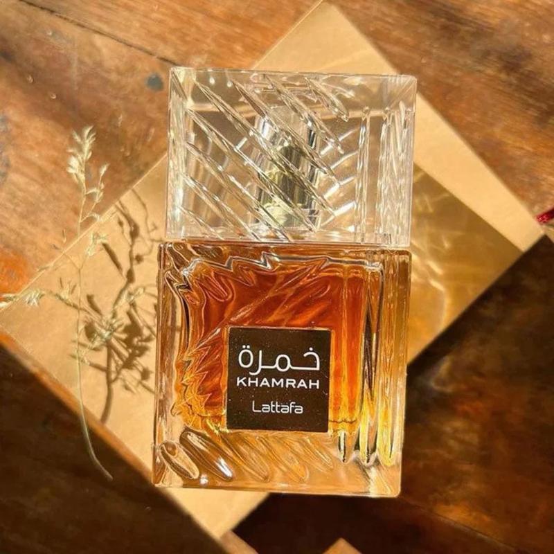 Lattafa Perfumes Khamrah for Unisex Eau de Parfum Spray, 3.4 Ounce long Lasting Evening Fragrance Cologne Unisex Aroma Scent