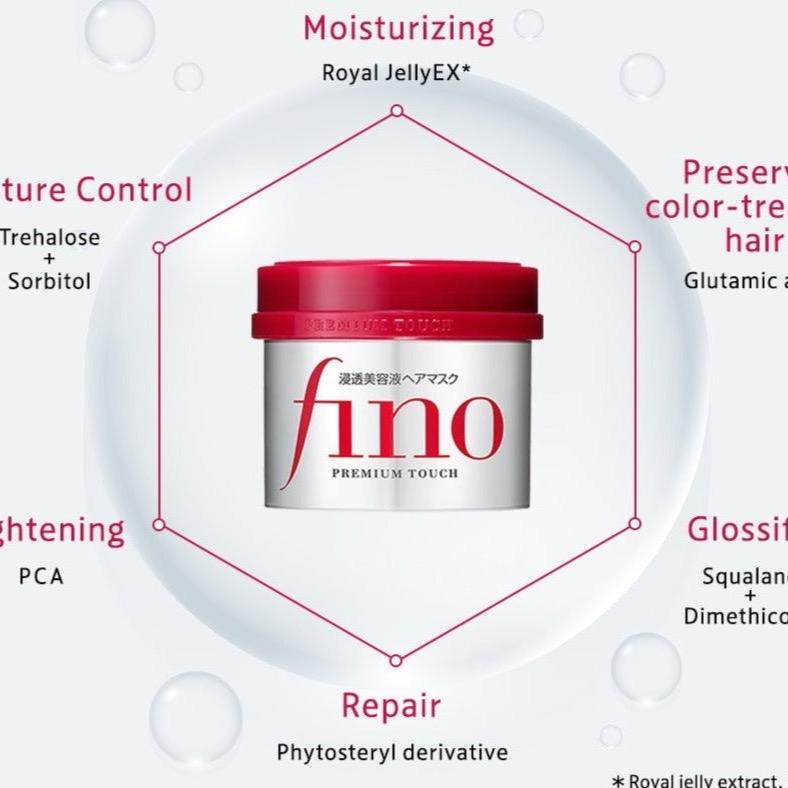 Japanese Fino Hair Mask Haircare for Frizz Hair Comfort Moisturize Repair Conditioner Gentle Hydrate Moisturizing