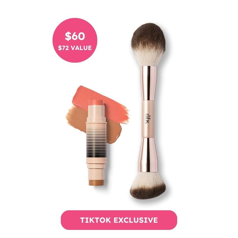 DIBS Beauty Desert Island Duo + Duo Brush Face TikTok Viral Bundle