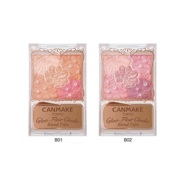 CANMAKE Glow Fleur Cheeks Blend Type B01 B02 Makeup Cosmetic