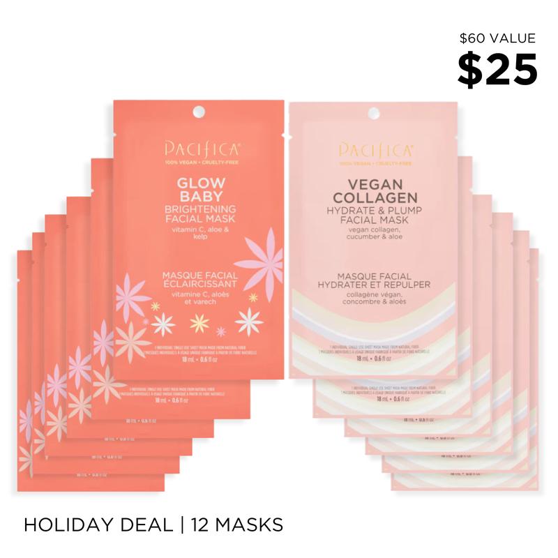 Pacifica Beauty Mask Bundle [12 Masks] Skincare Mask Bundle