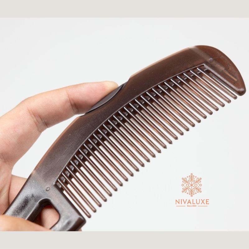 [NIVALUXE] Dandruff Detox Comb for Scalp Sweeping and Scalp Build-ups Removal Gift Haircare Daily Heatless Daily Heatless energy massage