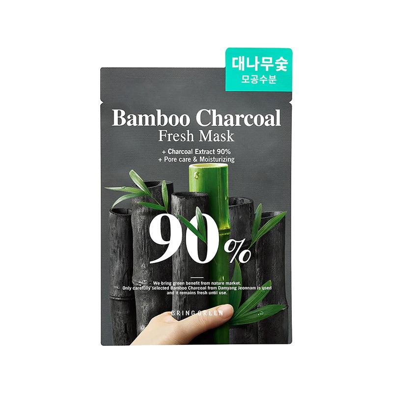 BRINGGREEN Bamboo Charcoal 90% Fresh Mask Sheet