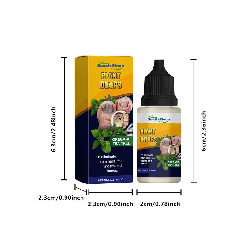 [BUY 1 GET 1 FREE]South Moon Plant Drops Nail Fungus Moisturizer with Oregano Tea Tree Oil for Nail Care Nail Art Manicure