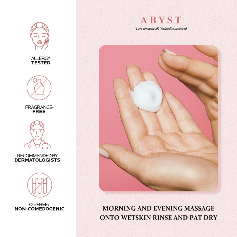 ABYST Limited Time Moisturizing Gentle Foaming Face Cleanser Amino Acid Deep Cleansing Hydrating Face Wah for Oil Skin Dry Skin and Sensitive Skin