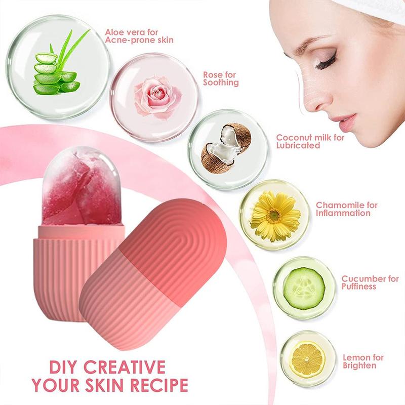 Lightweight Summer Ice Face Roller, Daily Multi-purpose Comfort Facial Ice Roller, Face Massager Gua Sha Mold, Ice Compress Ice Tool for Face Eyes, Ice Roller for Face, Face Skincare Product, Gifts for Girlfriend, Glow Up Tip for Girls, Christmas Gift