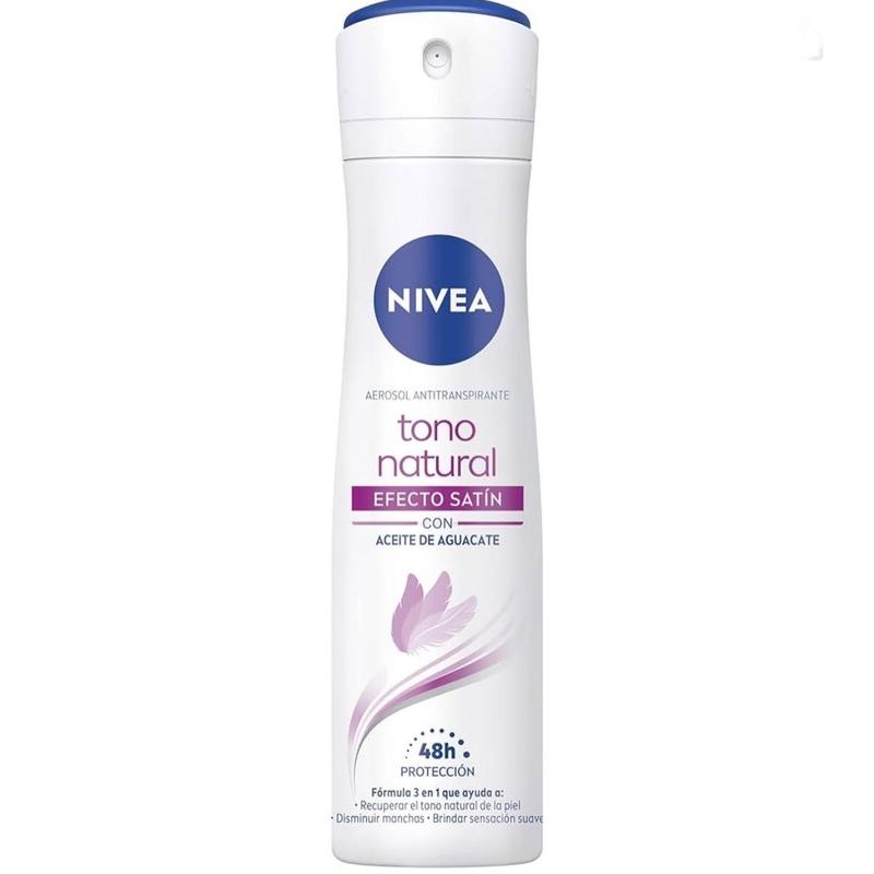 NIVEA Spray Antipresperant TONO NATURAL -150 ML, Alcohol-Free, Dermatologically Tested