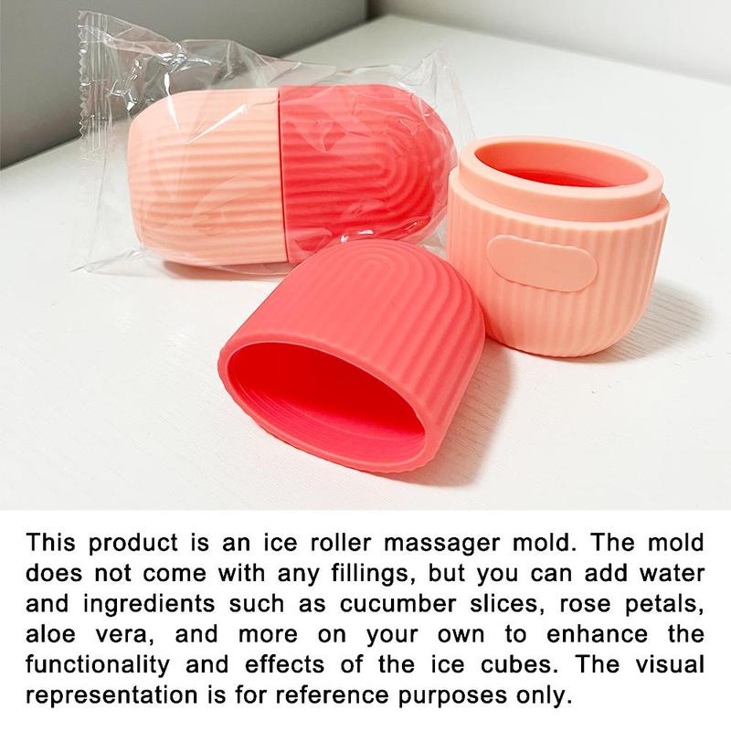 Lightweight Summer Ice Face Roller, Daily Multi-purpose Comfort Facial Ice Roller, Face Massager Gua Sha Mold, Ice Compress Ice Tool for Face Eyes, Ice Roller for Face, Face Skincare Product, Gifts for Girlfriend, Glow Up Tip for Girls, Christmas Gift