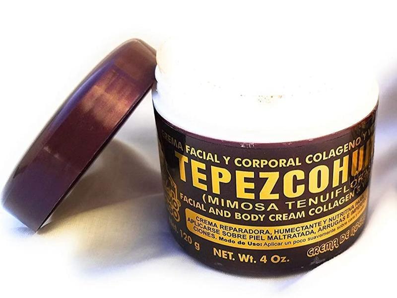 Del Indio Papago Facial Night Skin Cream with Tepezcohuite 60g Small - Hydrates the skin - Crema Tepezcohuite Original, Tepezcohuite Cream from Mexico, Crema de Tepezcohuite para la cara