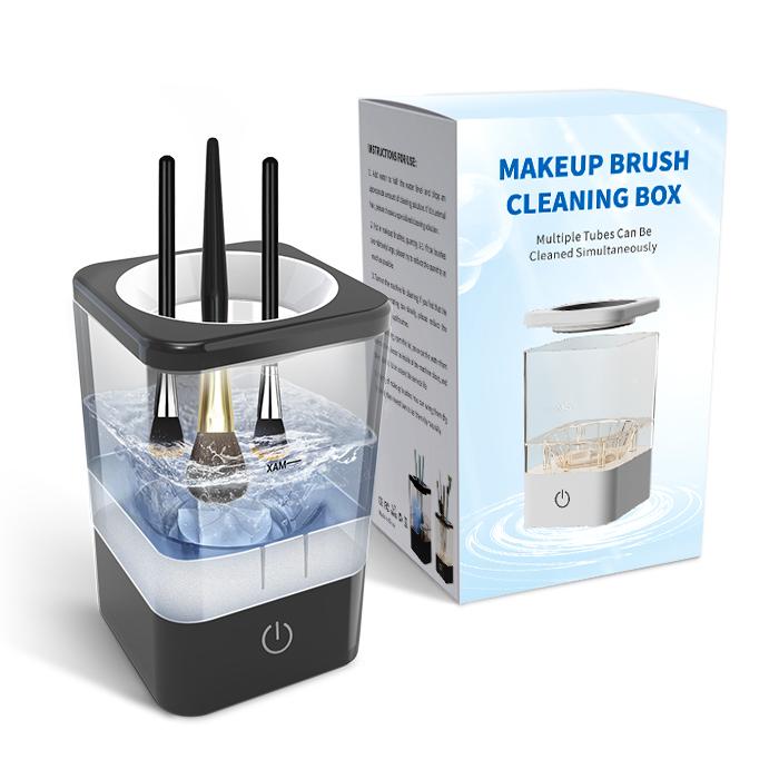 Makeup Brush Cleaner, Electric Makeup Brush Cleaner and Dryer Machine,Auto-Rotating Spinning Makeup Brush Cleaner Machine,Fast and Efficient Machine for Deep Cleaning All Brush Types