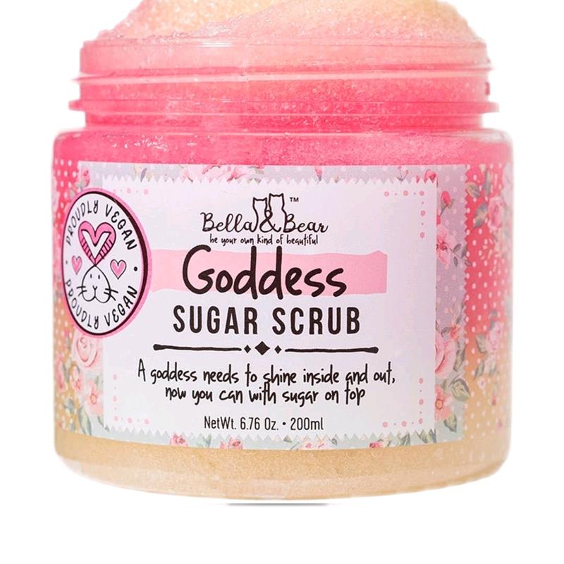 Goddess Sugar Scrub, body scrub with added soap Body Care Exfoliate