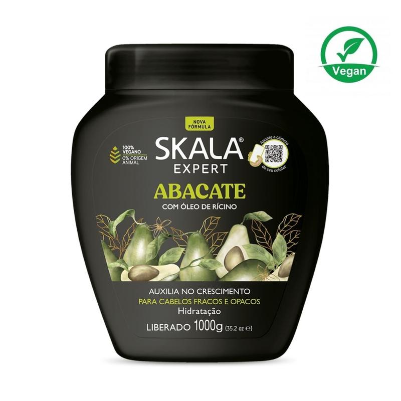 Skala 2 in 1 Avocado Hair Treatment Conditioning Cream for Dull and Weak Hair Mask Conditioner Vegan Haircare Oil Shampoo