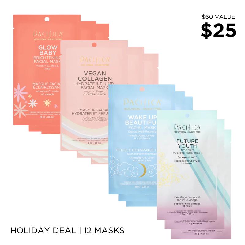 Pacifica Beauty Mask Bundle [12 Masks] Skincare Mask Bundle