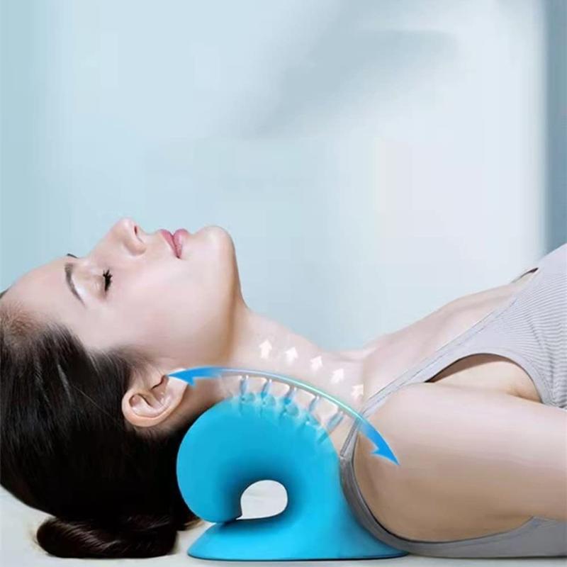 Cervical massager, shoulder, neck, neck stretching massage correction, cervical traction massage pillow