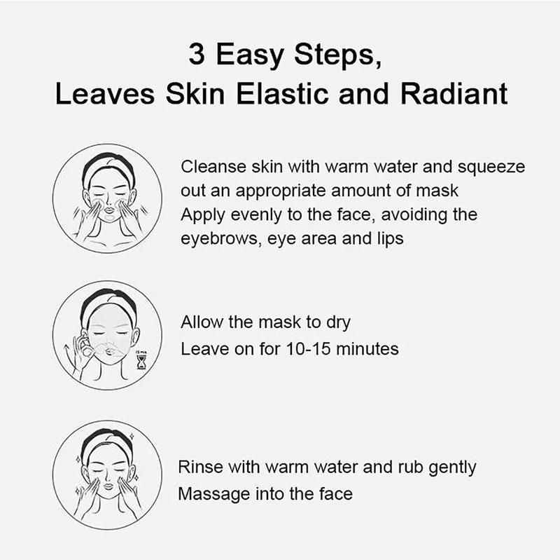 Tearing Facial Mask, 2.82oz Each, Firms Skin For A Youthful Glow - Moisturizing Formula For Dry, Dull Skin - Evens Skin Tone And Restores Radiance - Suitable For All Skin Types