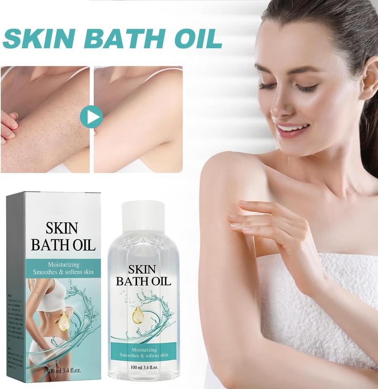 Skin Bath Oil So Soft & Sensual,Original Skin Bath Oil So Soft, Skin Moisturizing Smoothes & Softens Skin Soft,Original Bath Oil Moisturizes Dry Skin for Women Men