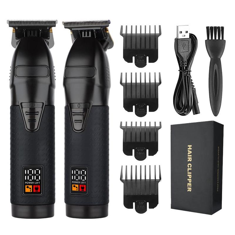 Rechargeable Hair Clipper Set, 1 Set Hair Clipper & Accessories, Professional Hair Trimmer Set, Salon, Barbershop, Hair Clipper Trimmer Neon Clipper