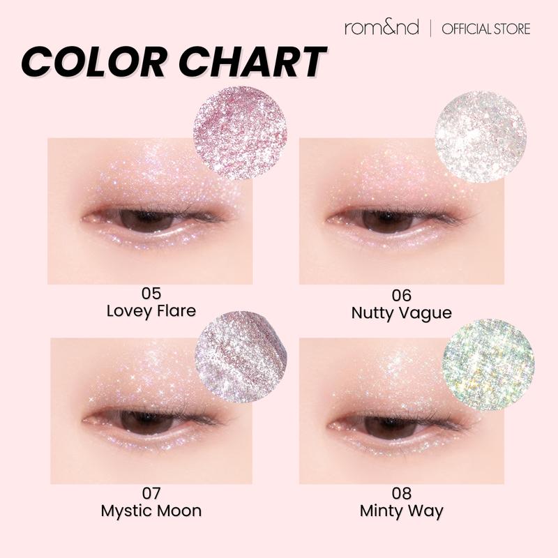 [rom&nd Official Shop] rom&nd The Universe Liquid Glitter 2.0g liquid Eyeshadow ,Glitter Eyeshadow, Glittery , Sparkles, romand