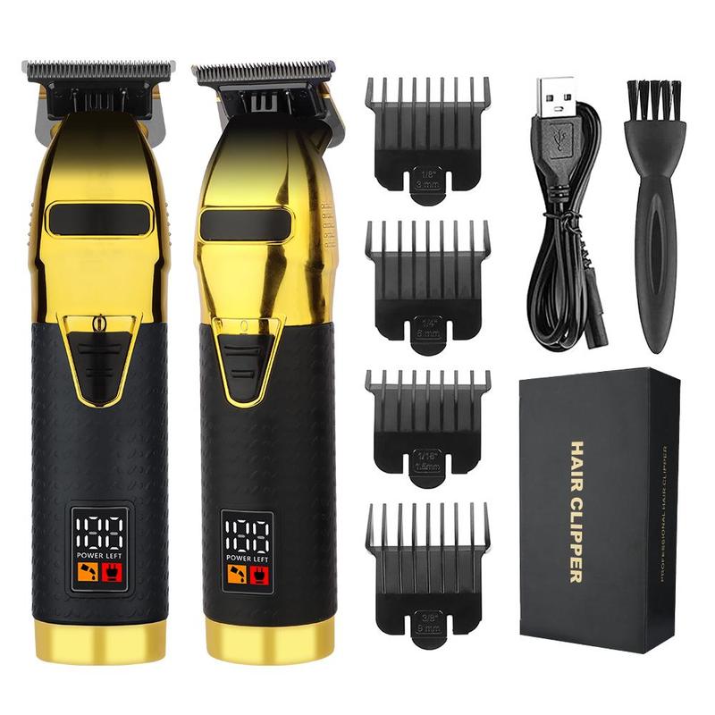 Rechargeable Hair Clipper Set, 1 Set Hair Clipper & Accessories, Professional Hair Trimmer Set, Salon, Barbershop, Hair Clipper Trimmer Neon Clipper