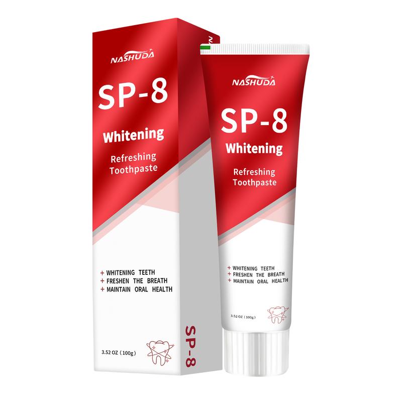 SP-8 Toothpaste - Oral Health Management, Fresh Breath Gentle Aloe Daily Herbal Fresh Breath whitening  toothpaste Probiotic Soothing