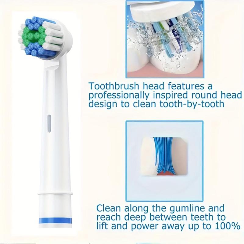 Rechargeable Rotating Electric Toothbrush Set, 1 Count Electric Toothbrush & 7 Counts Replacement Brush Heads, Oral Care Product for Adults, Gift for Men & Women, Christmas Gift