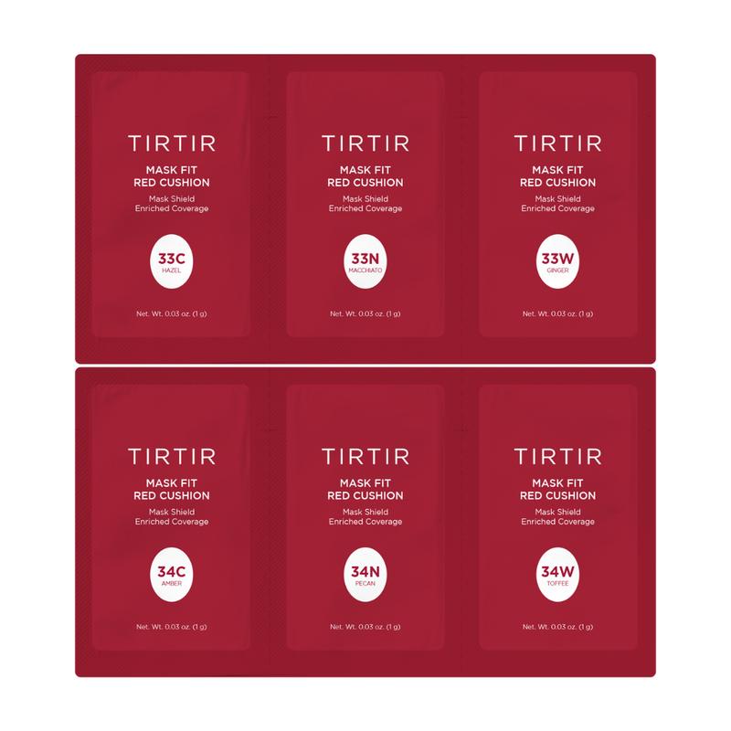 [TIRTIR Official Shop] Sachet - Mask Fit Red Cushion *Trial Kits* Concealer Foundation