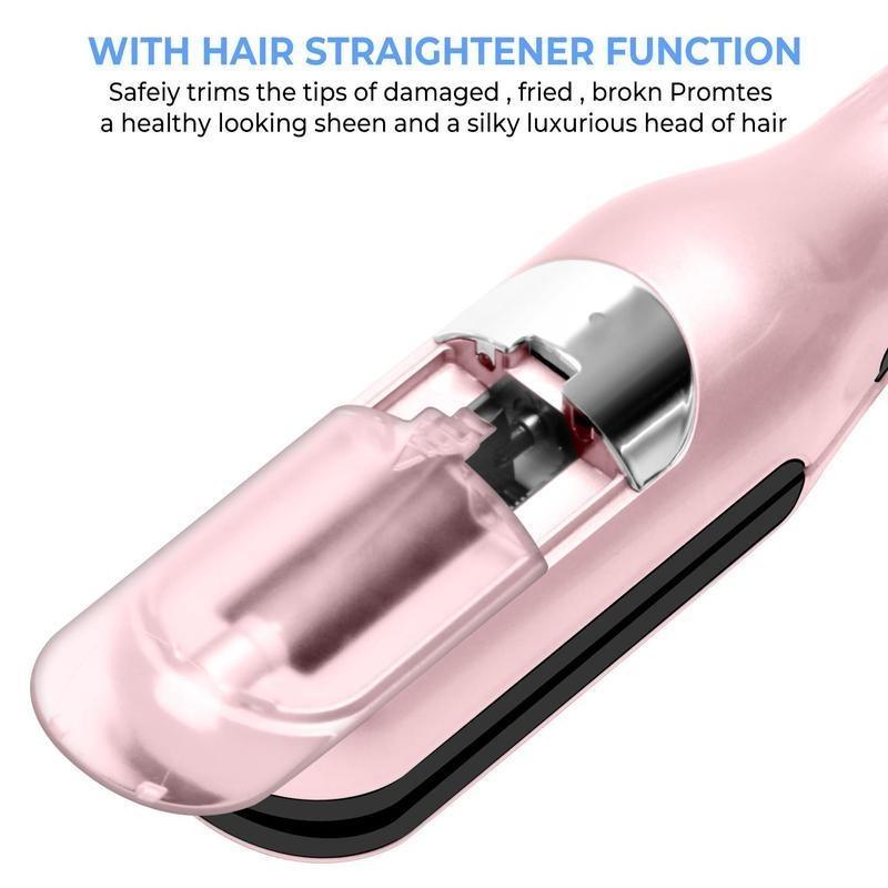 Automatic Electric Hair Clipper, MMulti-functional Type C Rechargeable HairSplit End Clippers, Professional 2 In 1Hair Edge Control Trimmer, PortableWireless Hair Trimmer for HomeSalon, Hair Products Haircut Smooth